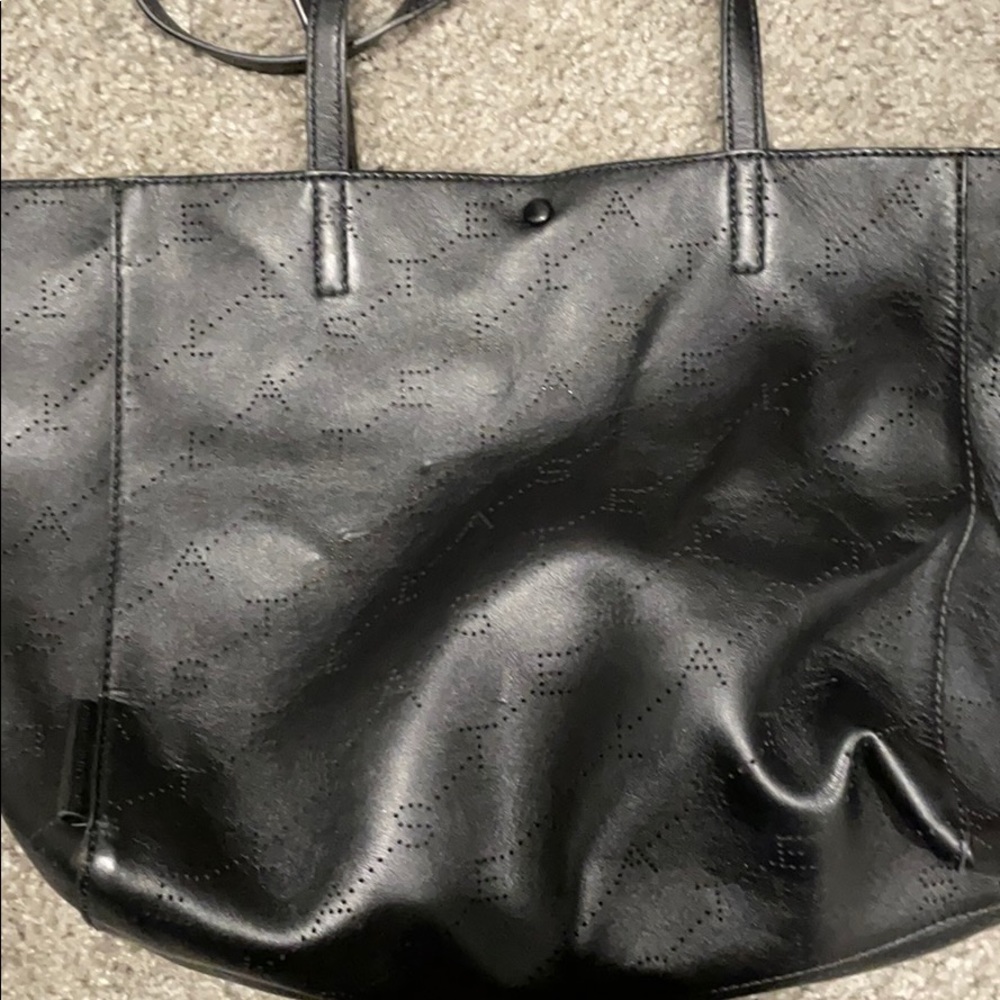 Stella McCartney black logo tote